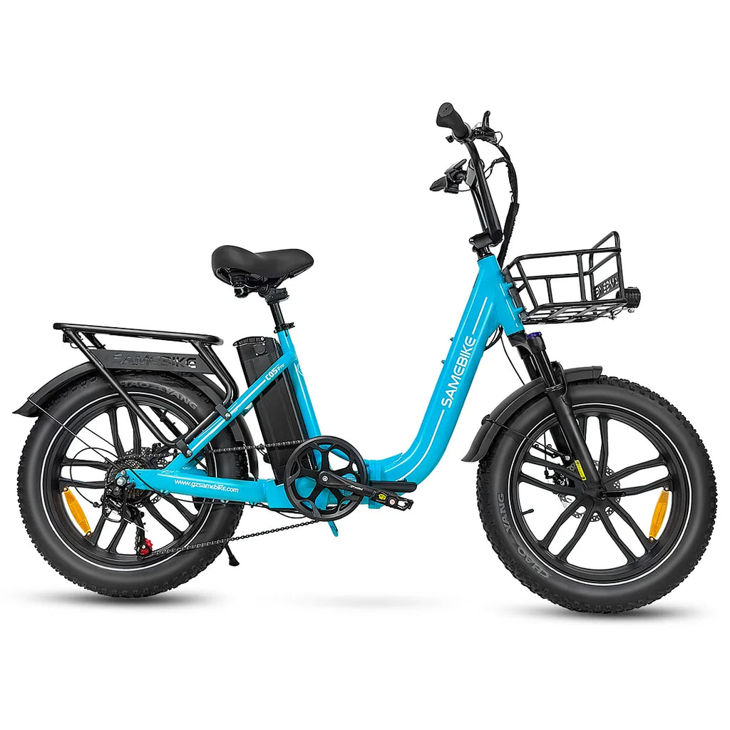 Pharmics Electro SAMEBIKE C05 Pro 36V 13Ah Battery, 500W Motor, Step-Through Foldable Fat Tire E-Bike