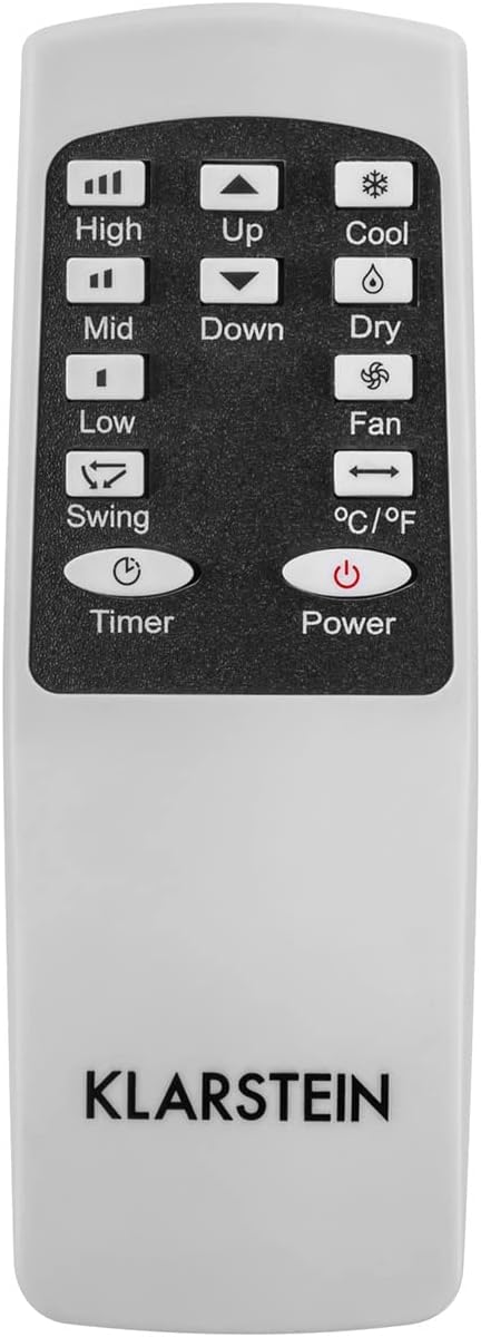 Pharmics Electro – Klarstein Portable 4-in-1 Air Conditioner, 9000 BTU, Cooling, Dehumidifier, Fan & Night Mode for Home & Office