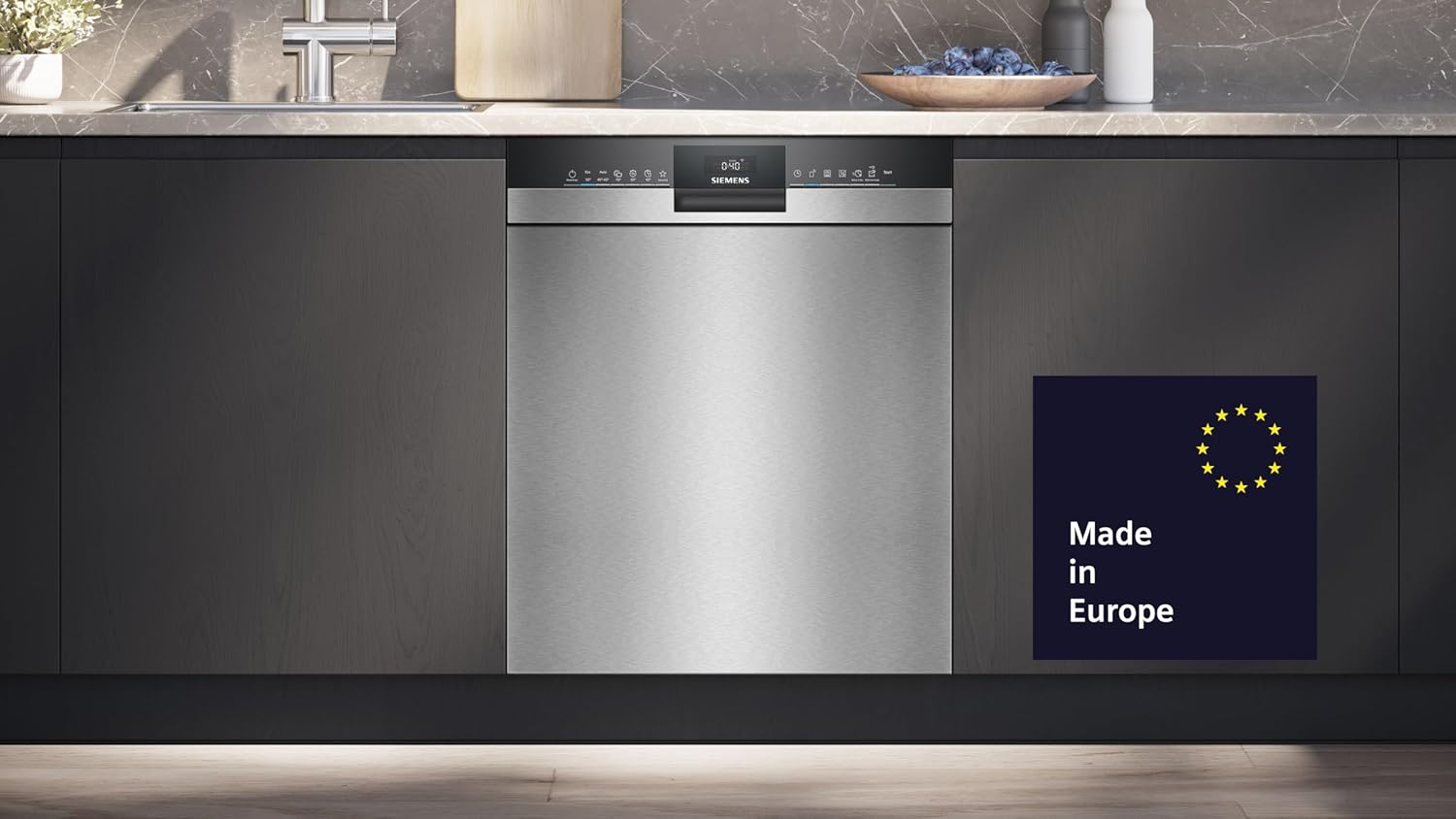 Pharmics Electro – Siemens SN63EX06VE iQ300 Smart Dishwasher, Fully Integrated, 60 cm, Cutlery Drawer, Extra Quiet, varioSpeed, autoDoor, RackMatic, infoLight, intensiveZone