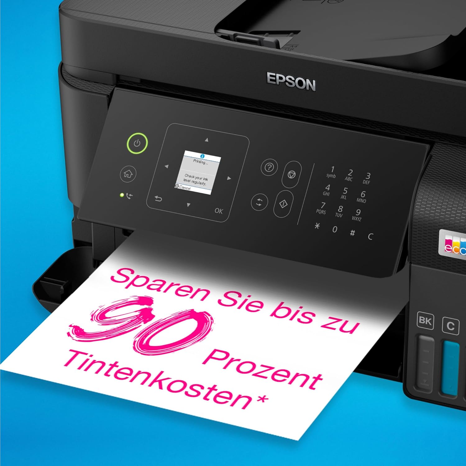 Pharmics Electro – Epson EcoTank ET-4800 A4 Multifunction Wi-Fi Ink Tank Printer, Includes Up to 3 Years of Ink