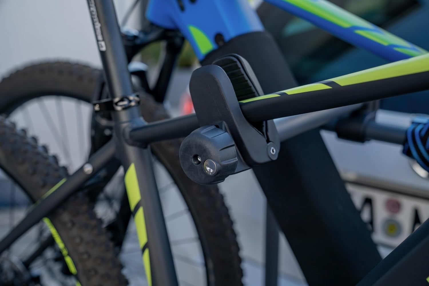 harmics Electro Fischer ProlineEvo 2 Hitch Bike Carrier for 2 Bikes, 60kg Capacity, E-Bike Compatible, Pre-Assembled, Lockable, Foldable