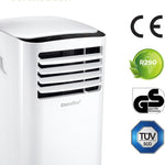 Pharmics Electro – Comfee Portable Air Conditioner MPPH-09CRN7, 9000 BTU / 2.6 kW, 3-in-1 Cooling, Dehumidifier & Fan, Up to 950 sq ft, with Exhaust Hose
