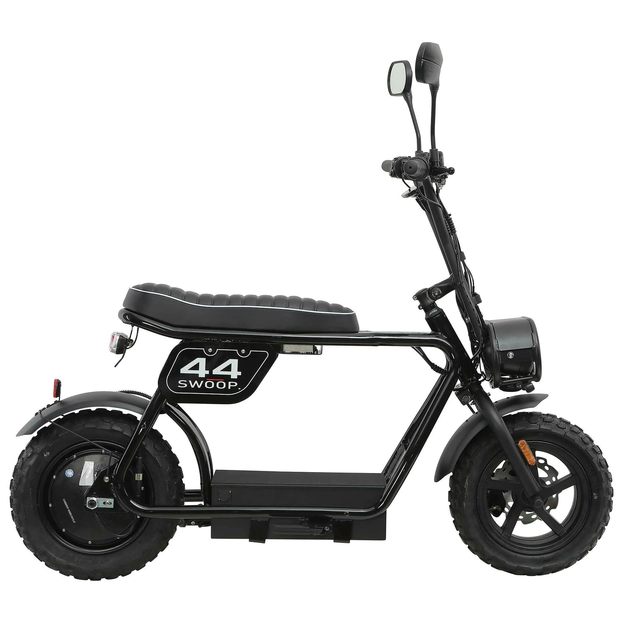 Pharmics Electro – Swoop Electric Moped Turbo 2000W, Black, 48V Lithium Battery, 45 km/h, Off-Road Ready