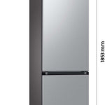 Pharmics Electro – Samsung Fridge-Freezer Combo RL38C600CSA/EG, 390L Total, 114L Freezer, 203 cm, AI Energy Mode, Stainless Steel Finish