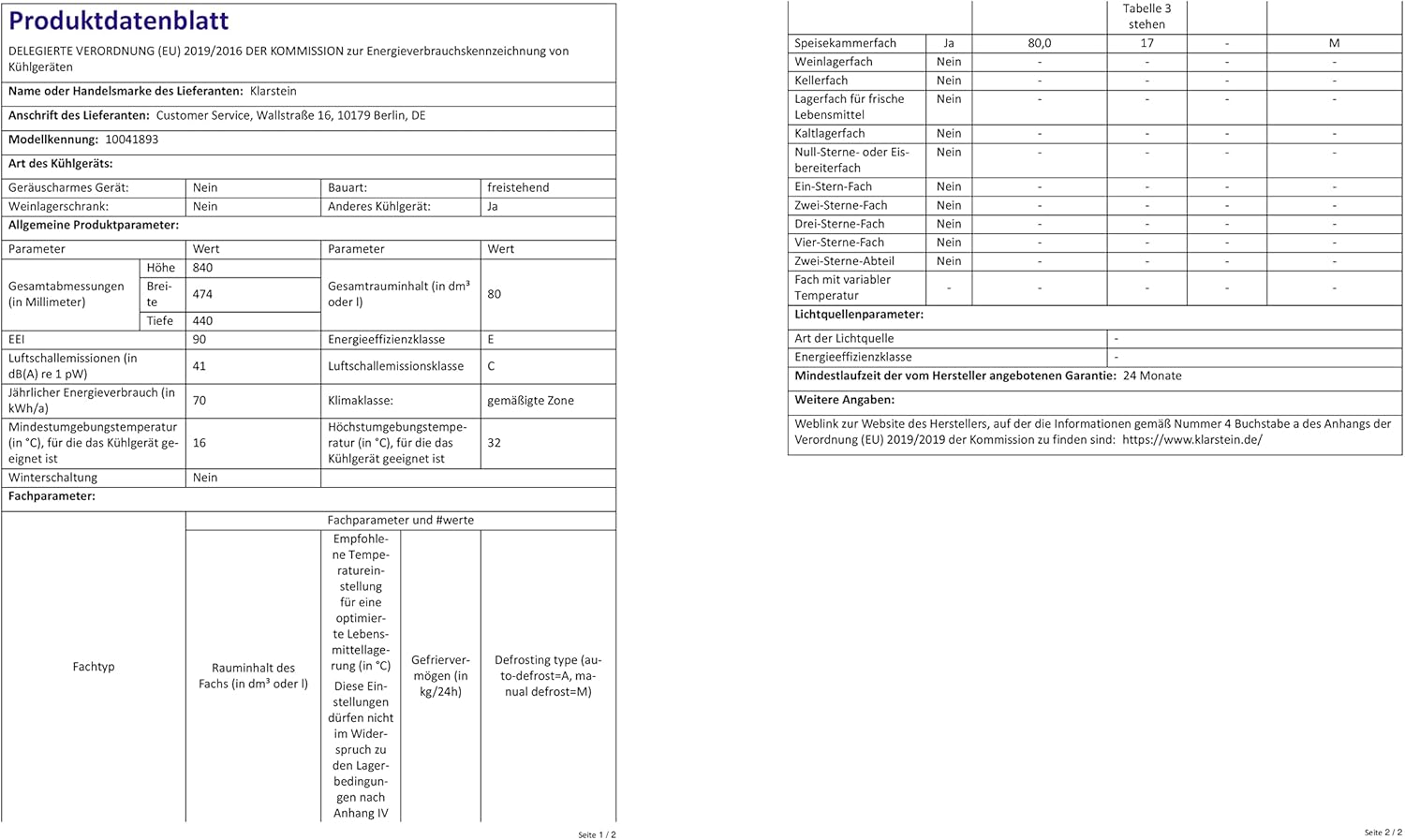 Pharmics Electro – Klarstein Mini Fridge with Glass Door, 80L Beverage Cooler, Adjustable Shelves, Quiet Compact Indoor/Outdoor Refrigerator