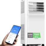 Pharmics Electro – Comfee Portable Air Conditioner MPPH-09CRN7, 9000 BTU / 2.6 kW, 3-in-1 Cooling, Dehumidifier & Fan, Up to 950 sq ft, with Exhaust Hose