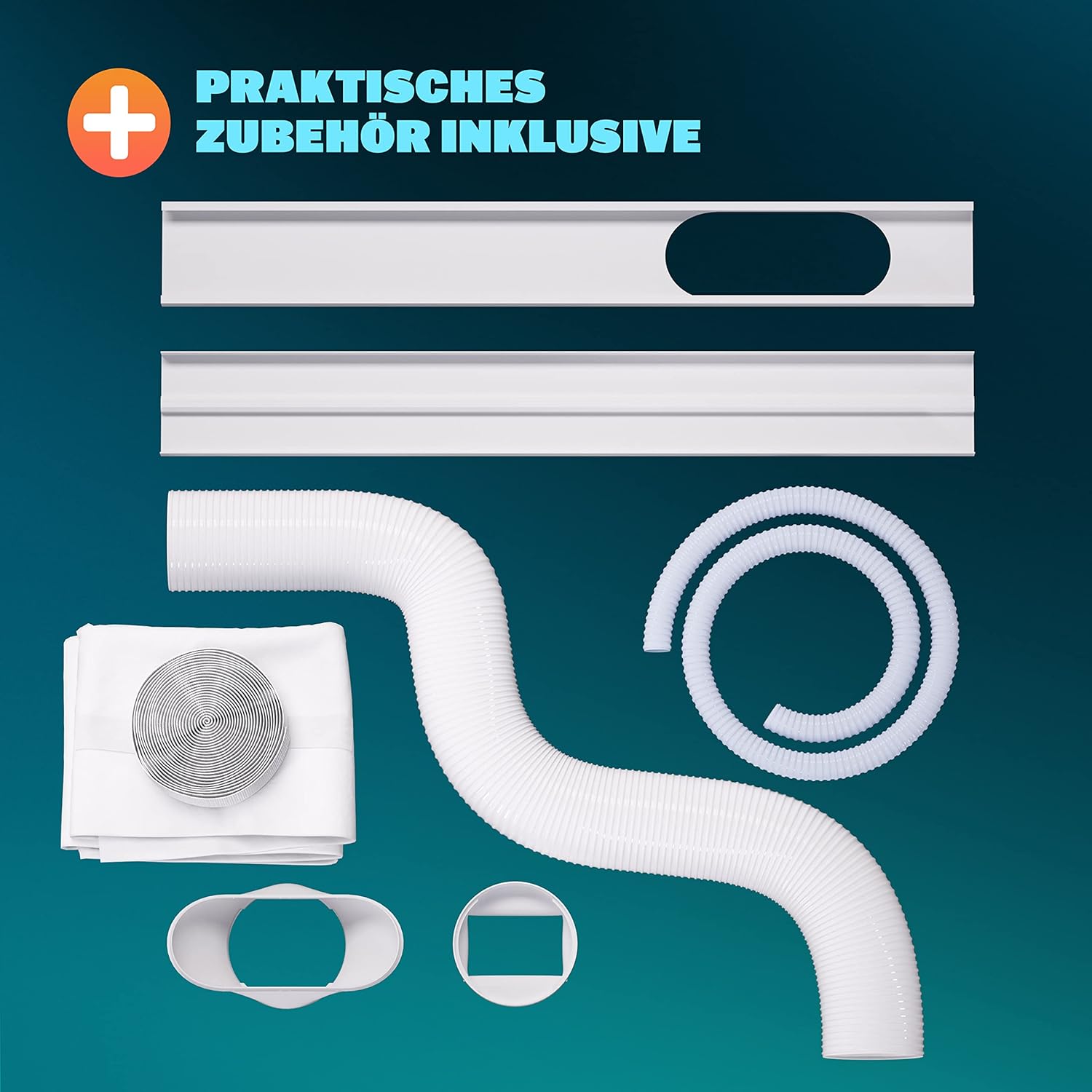 Pharmics Electro – Monzana MZKA2000 Mobile Klimaanlage 3-in-1 mit Abluftschlauch, 7000 BTU, 24h Timer & Fernbedienung