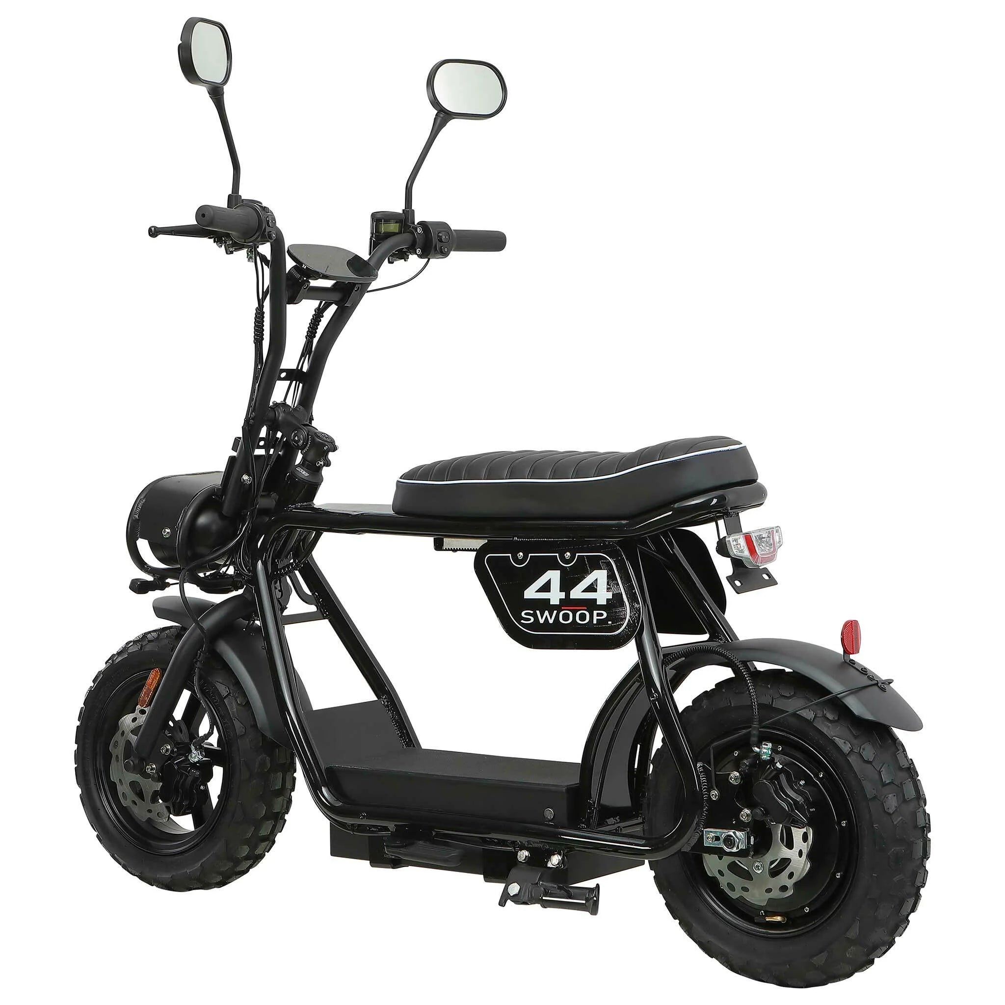 Pharmics Electro – Swoop Electric Moped Turbo 2000W, Black, 48V Lithium Battery, 45 km/h, Off-Road Ready