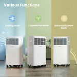 Pharmics Electro – Comfee Portable Air Conditioner MPPH-09CRN7, 9000 BTU / 2.6 kW, 3-in-1 Cooling, Dehumidifier & Fan, Up to 950 sq ft, with Exhaust Hose