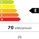 Pharmics Electro – Klarstein Mini Fridge with Glass Door, 80L Beverage Cooler, Adjustable Shelves, Quiet Compact Indoor/Outdoor Refrigerator