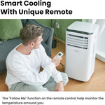 Pharmics Electro – Comfee Portable Air Conditioner MPPH-09CRN7, 9000 BTU / 2.6 kW, 3-in-1 Cooling, Dehumidifier & Fan, Up to 950 sq ft, with Exhaust Hose