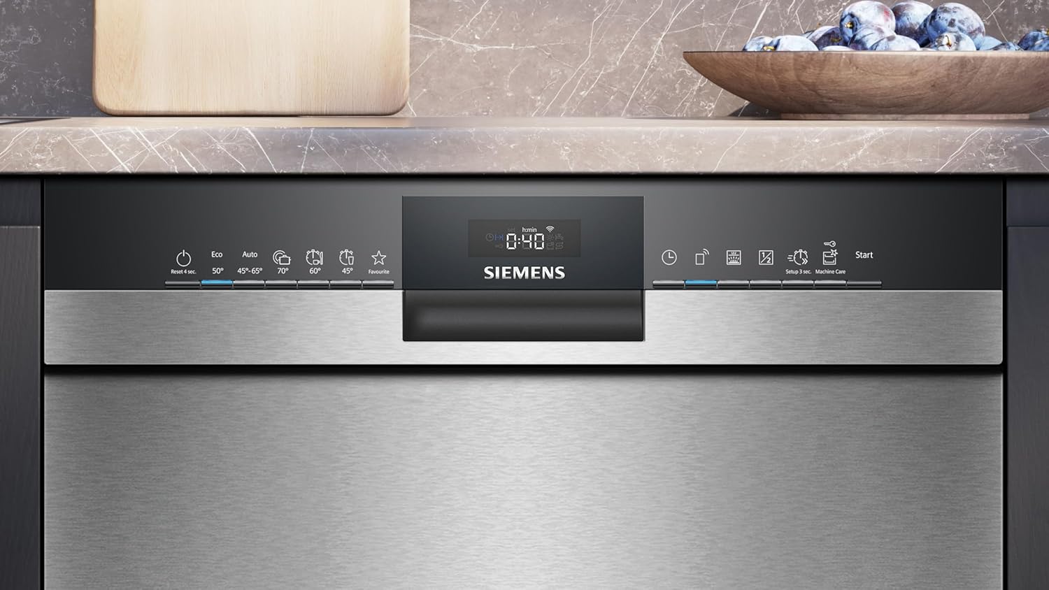 Pharmics Electro – Siemens SN63EX06VE iQ300 Smart Dishwasher, Fully Integrated, 60 cm, Cutlery Drawer, Extra Quiet, varioSpeed, autoDoor, RackMatic, infoLight, intensiveZone