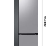 Pharmics Electro – Samsung Refrigerator Freezer RL38C600CSA/EG, 390L Total, 114L Freezer, AI Energy Mode, Stainless Steel, 203 cm