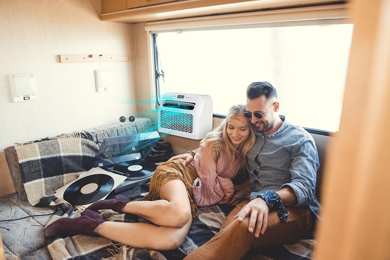 Pharmics Electro – Sichler Mobile Split Air Conditioner 5,000 BTU, Dehumidifier, Wi-Fi & App Control, Mini AC for Rooms up to 215 sq ft