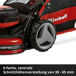 Pharmics Electro – Einhell GE-CM 36/47 S HW Li Cordless Lawn Mower Kit, 36V, 47 cm Cutting Width, Up to 700 m², Brushless Motor, Self-Propelled, 75L Grass Collector, Includes 4x 4.0Ah Batteries + 2x Twin Charger