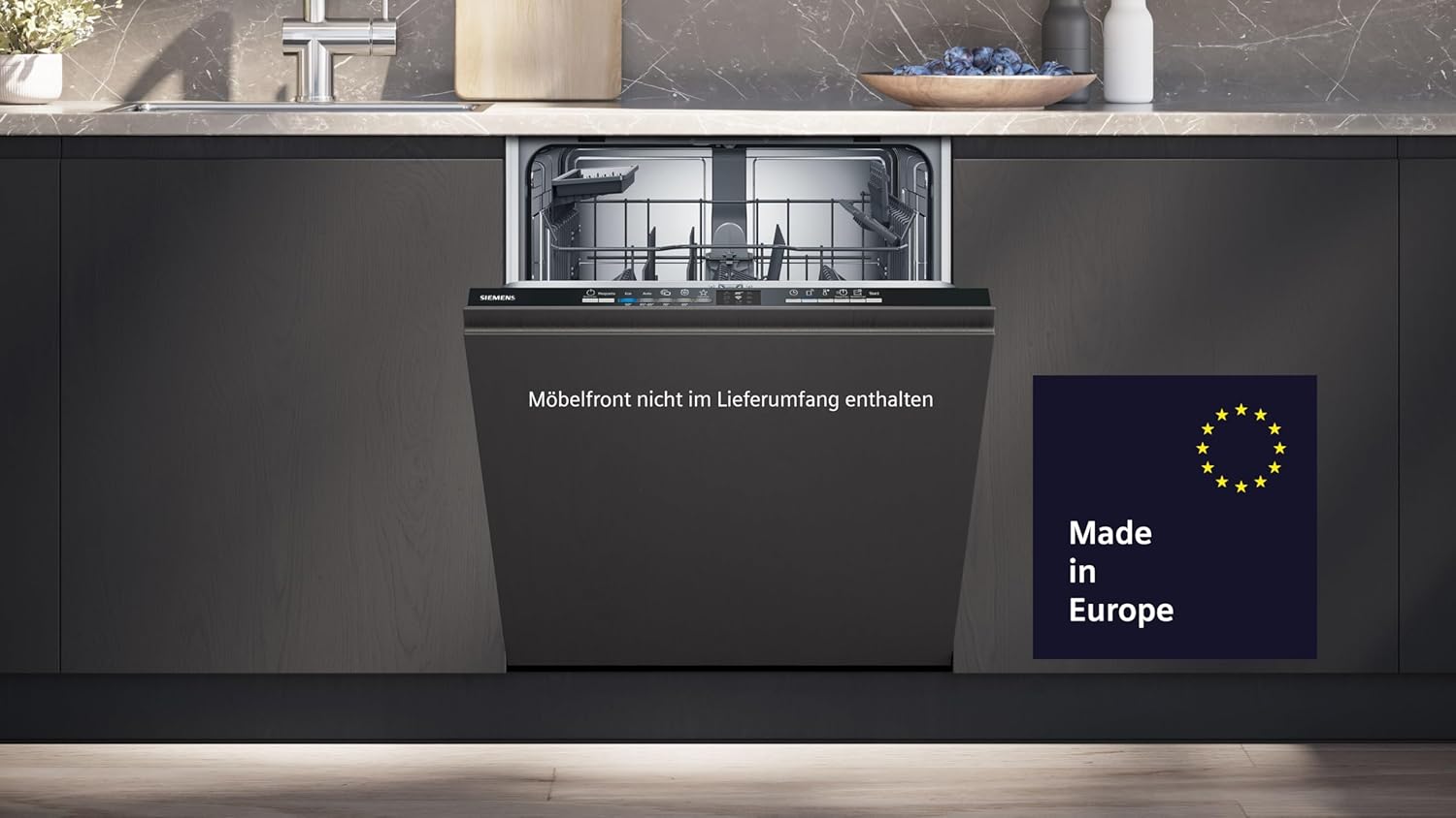 Pharmics Electro – Siemens SN63EX06VE iQ300 Smart Dishwasher, Fully Integrated, 60 cm, Cutlery Drawer, Extra Quiet, varioSpeed, autoDoor, RackMatic, infoLight, intensiveZone
