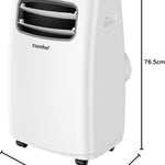Pharmics Electro – Comfee Portable Air Conditioner MPPH-09CRN7, 9000 BTU / 2.6 kW, 3-in-1 Cooling, Dehumidifier & Fan, Up to 950 sq ft, with Exhaust Hose