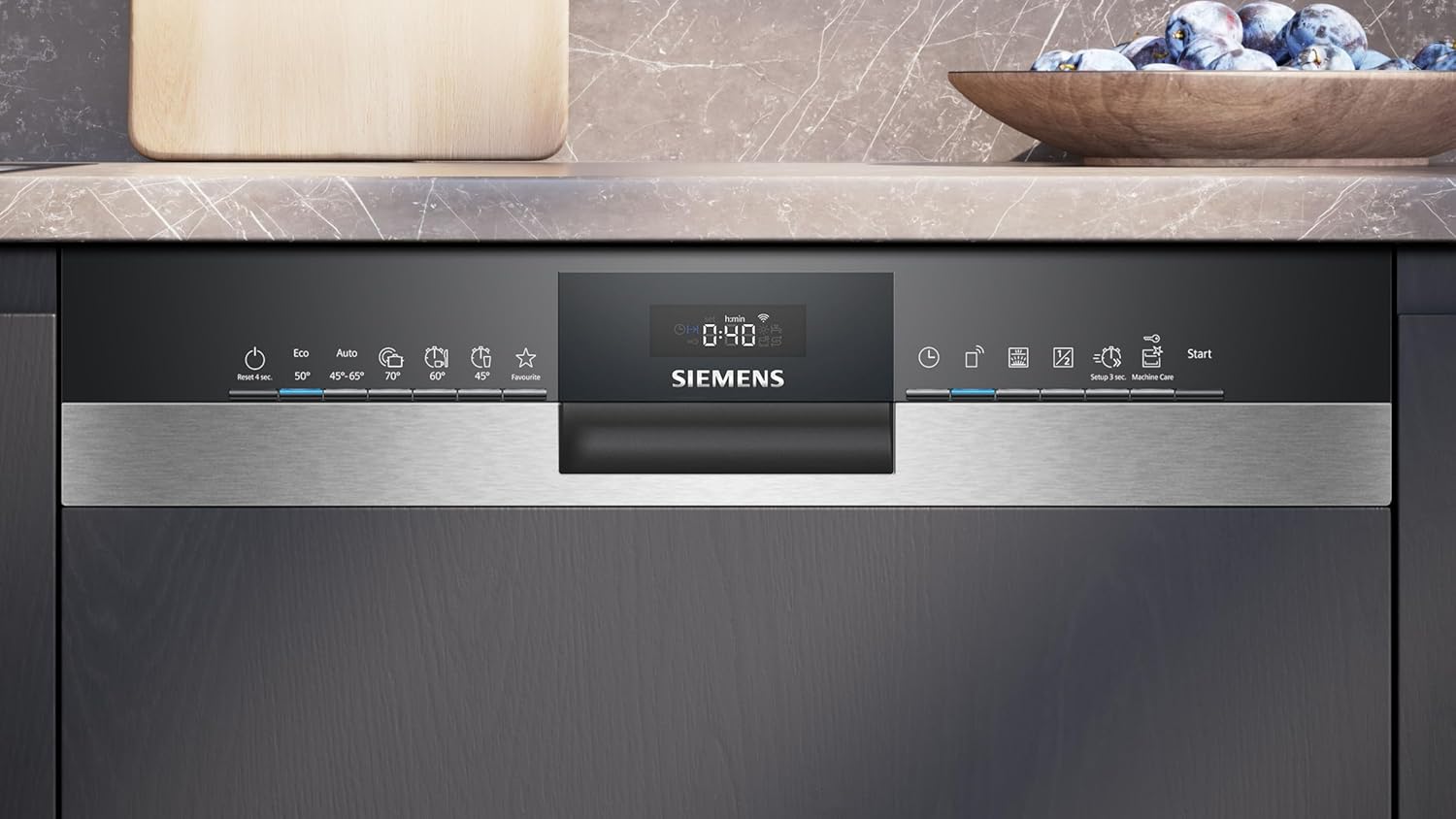 Pharmics Electro – Siemens SN63EX06VE iQ300 Smart Dishwasher, Fully Integrated, 60 cm, Cutlery Drawer, Extra Quiet, varioSpeed, autoDoor, RackMatic, infoLight, intensiveZone