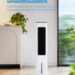 Pharmics Electro – Midea Air Cooler with Water Cooling, Portable AC, 5L Evaporative Fan, Humidifier & Ionizer, No Exhaust Hose, Remote Control, 355 m³/h, 55W, White