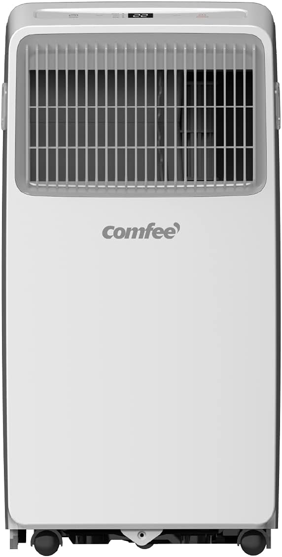 Pharmics Electro – Comfee Portable Air Conditioner MPPH-09CRN7, 9000 BTU / 2.6 kW, 3-in-1 Cooling, Dehumidifier & Fan, Up to 950 sq ft, with Exhaust Hose