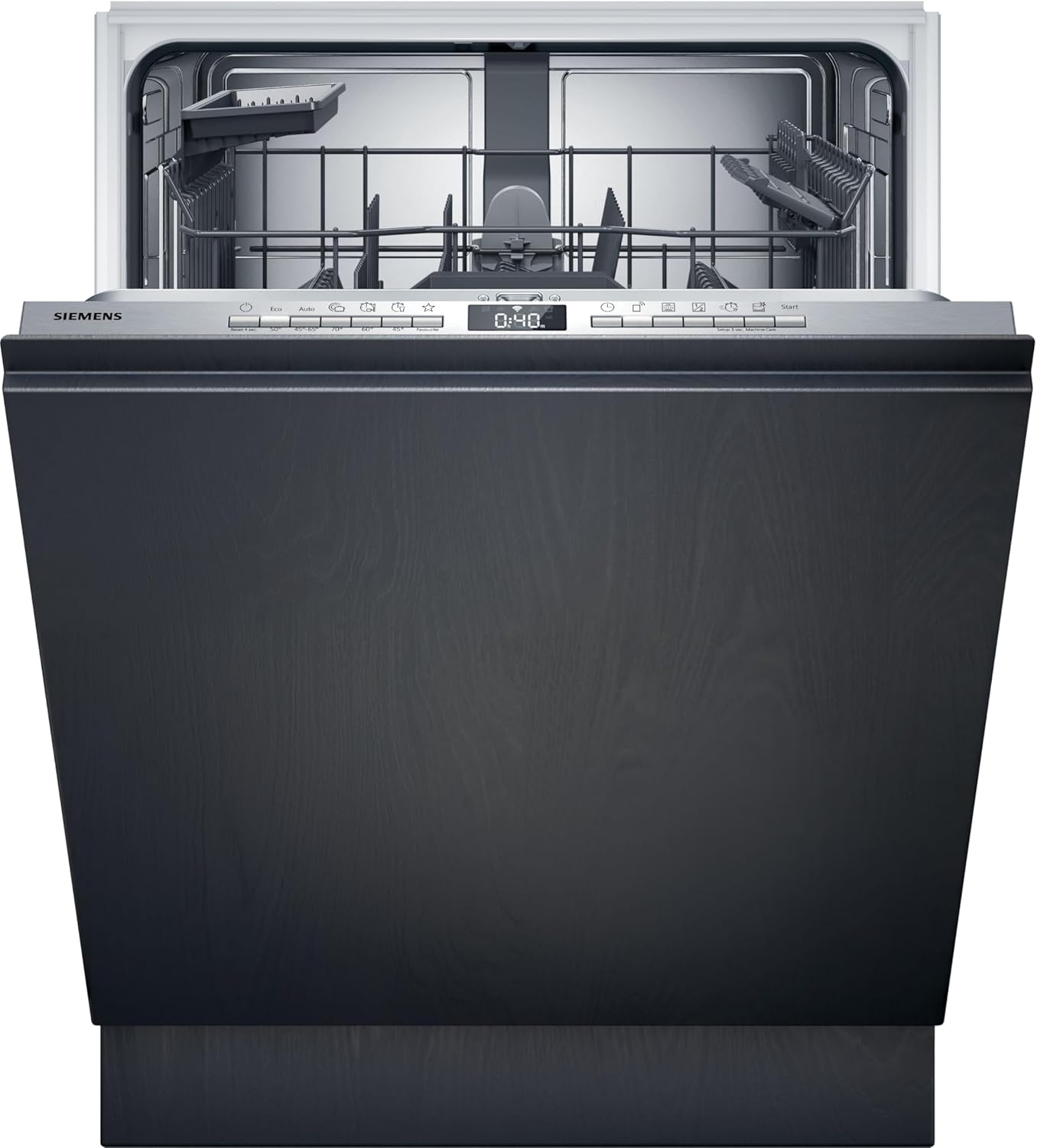 Pharmics Electro – Siemens SN63EX06VE iQ300 Smart Dishwasher, Fully Integrated, 60 cm, Cutlery Drawer, Extra Quiet, varioSpeed, autoDoor, RackMatic, infoLight, intensiveZone