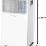 Pharmics Electro – Comfee Portable Air Conditioner MPPH-09CRN7, 9000 BTU / 2.6 kW, 3-in-1 Cooling, Dehumidifier & Fan, Up to 950 sq ft, with Exhaust Hose