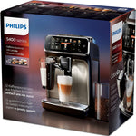 Pharmics Electro – Philips Series 5400 Fully Automatic Coffee Machine with LatteGo, 12 Coffee Specialties, Intuitive Display, 4 User Profiles, Chrome (EP5447/90)