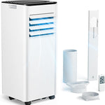 Pharmics Electro – 9000 BTU Portable Air Conditioner with Exhaust Hose | 4-in-1 Mobile AC | Quiet Operation <48 dB | Digital Display & Remote | Window Installation Kit | 24h Timer | For Rooms up to 25 m²