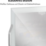 Pharmics Electro – Klarstein Mini Fridge with Glass Door, 80L Beverage Cooler, Adjustable Shelves, Quiet Compact Indoor/Outdoor Refrigerator