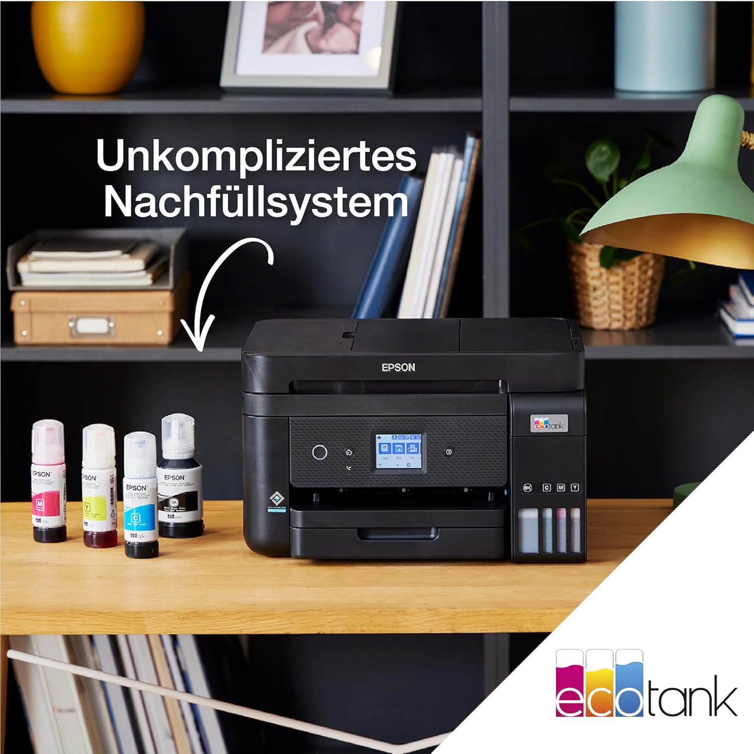 Pharmics Electro – Epson EcoTank ET-4800 A4 Multifunction Wi-Fi Ink Tank Printer, Includes Up to 3 Years of Ink