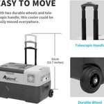 Pharmics Electro Alpicool CF55 55L Portable 12V Mini Fridge Freezer, -20°C to 20°C, for Car, Camping, Truck, Boat, AC/DC, with USB Port