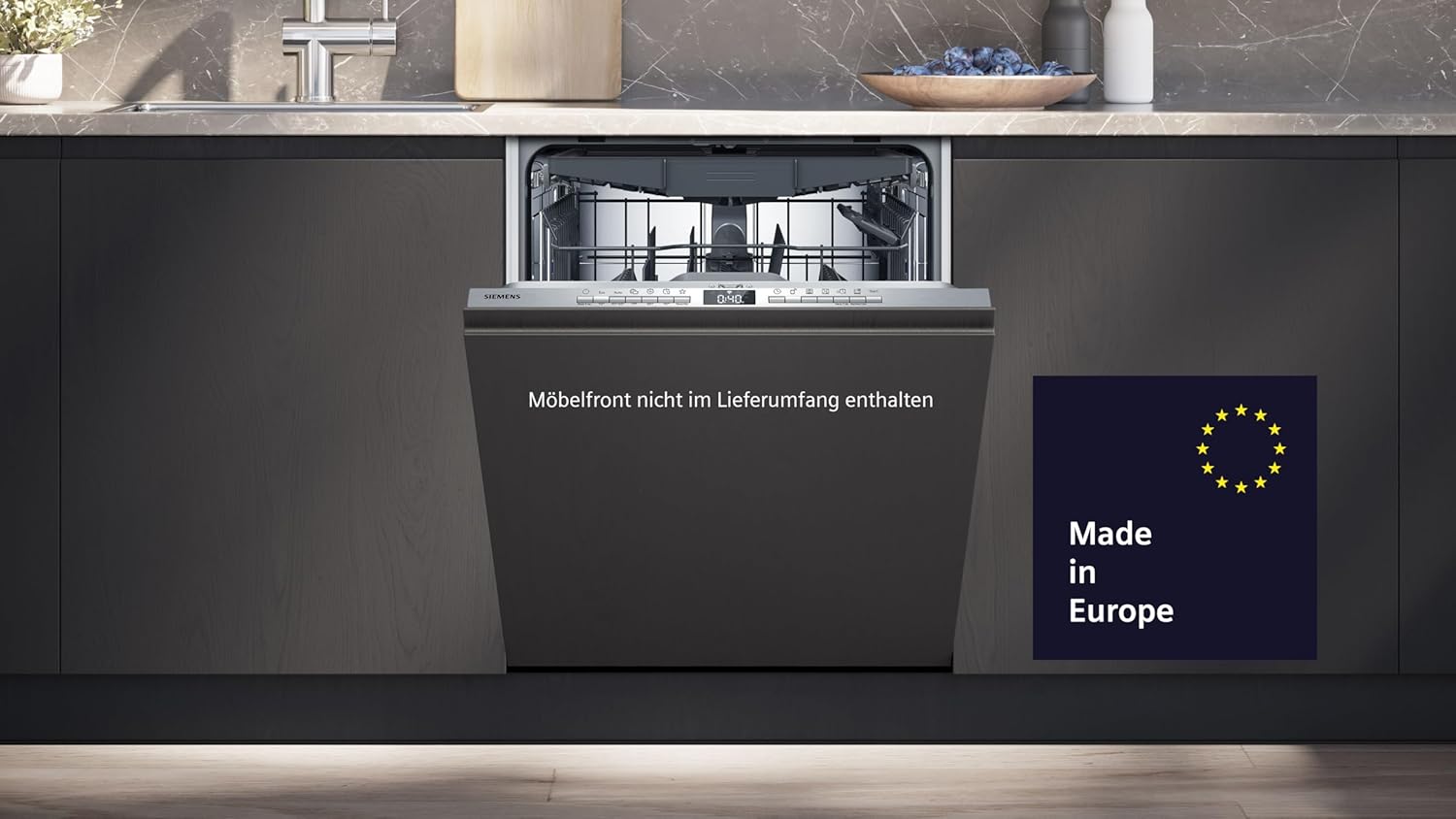 Pharmics Electro – Siemens SN63EX06VE iQ300 Smart Dishwasher, Fully Integrated, 60 cm, Cutlery Drawer, Extra Quiet, varioSpeed, autoDoor, RackMatic, infoLight, intensiveZone