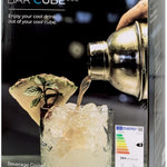 Pharmics Electro °CUBES 90L Beverage Refrigerator with Glass Door, Compact Drinks Fridge with 4 Adjustable Shelves, Black