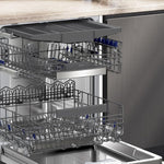 Pharmics Electro – Siemens SN63EX06VE iQ300 Smart Dishwasher, Fully Integrated, 60 cm, Cutlery Drawer, Extra Quiet, varioSpeed, autoDoor, RackMatic, infoLight, intensiveZone