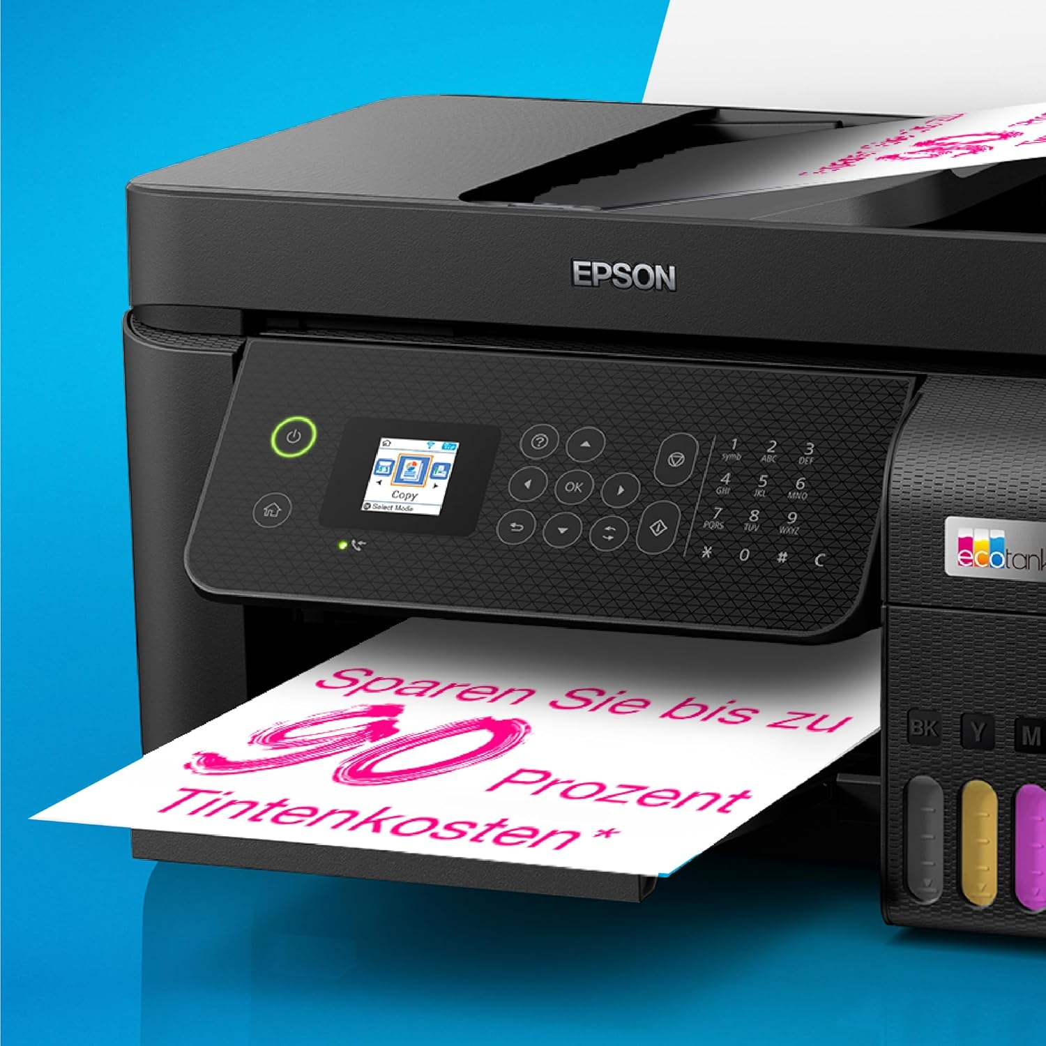 Pharmics Electro – Epson EcoTank ET-4800 A4 Multifunction Wi-Fi Ink Tank Printer, Includes Up to 3 Years of Ink