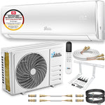 Pharmics Electro – Kältebringer Split Air Conditioner Quick Connect, 12,000 BTU (3.4 kW), Cooling & Heating, WiFi & App Control, Up to 91 m², Ultra-Quiet, 5m Copper Line, R32 Refrigerant, Wall Mount Included
