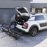 harmics Electro Fischer ProlineEvo 2 Hitch Bike Carrier for 2 Bikes, 60kg Capacity, E-Bike Compatible, Pre-Assembled, Lockable, Foldable