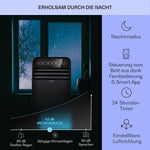 Pharmics Electro – Klarstein Portable 4-in-1 Air Conditioner, 9000 BTU, Cooling, Dehumidifier, Fan & Night Mode for Home & Office