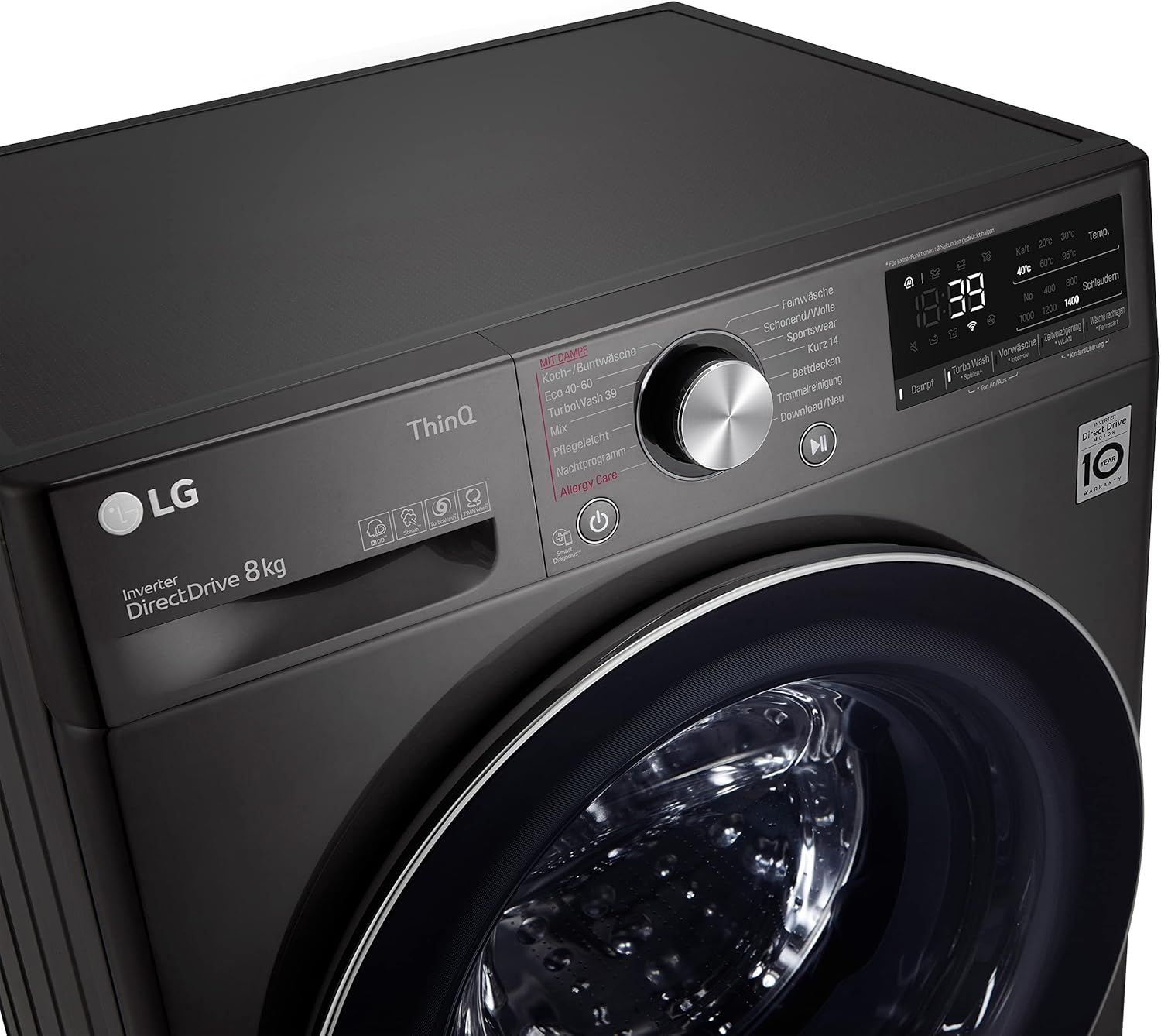 LG F4WV7080 Front Load Washer 8 kg 1400 RPM – Pharmics Electro