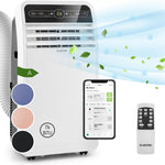 Pharmics Electro – Klarstein Portable 4-in-1 Air Conditioner, 9000 BTU, Cooling, Dehumidifier, Fan & Night Mode for Home & Office