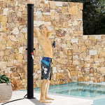 Pharmics Electro – Sonnewelt 60L Solar Shower, Outdoor Garden Shower with Handheld Shower & Protective Cover