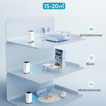 Pharmics Electro – 9000 BTU Portable Air Conditioner with Exhaust Hose | 4-in-1 Mobile AC | Quiet Operation <48 dB | Digital Display & Remote | Window Installation Kit | 24h Timer | For Rooms up to 25 m²