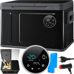 Pharmics Electro – KESSER Compressor Cooler Box 2-in-1 with Dual Zone Cooling and Freezing, LED Touch Display, 12/24V & 230V, Down to -20°C