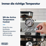 Pharmics Electro – De'Longhi La Specialista Arte EC9155.MB Espresso Machine, Integrated Grinder, 8 Grind Settings, 15 Bar, 3 Temperatures, Milk Frother, 1300W, 1.5L Tank, Stainless Steel/Black, Barista Kit Included