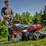 Pharmics Electro – Einhell GE-CM 36/47 S HW Li Cordless Lawn Mower Kit, 36V, 47 cm Cutting Width, Up to 700 m², Brushless Motor, Self-Propelled, 75L Grass Collector, Includes 4x 4.0Ah Batteries + 2x Twin Charger