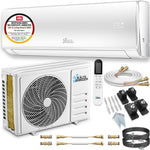 Pharmics Electro – Kältebringer Split Air Conditioner Quick Connect, 12,000 BTU (3.4 kW), Cooling & Heating, WiFi & App Control, Up to 91 m², Ultra-Quiet, 5m Copper Line, R32 Refrigerant, Wall Mount Included