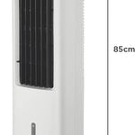 Pharmics Electro – Midea Air Cooler with Water Cooling, Portable AC, 5L Evaporative Fan, Humidifier & Ionizer, No Exhaust Hose, Remote Control, 355 m³/h, 55W, White