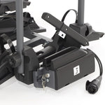 harmics Electro Fischer ProlineEvo 2 Hitch Bike Carrier for 2 Bikes, 60kg Capacity, E-Bike Compatible, Pre-Assembled, Lockable, Foldable