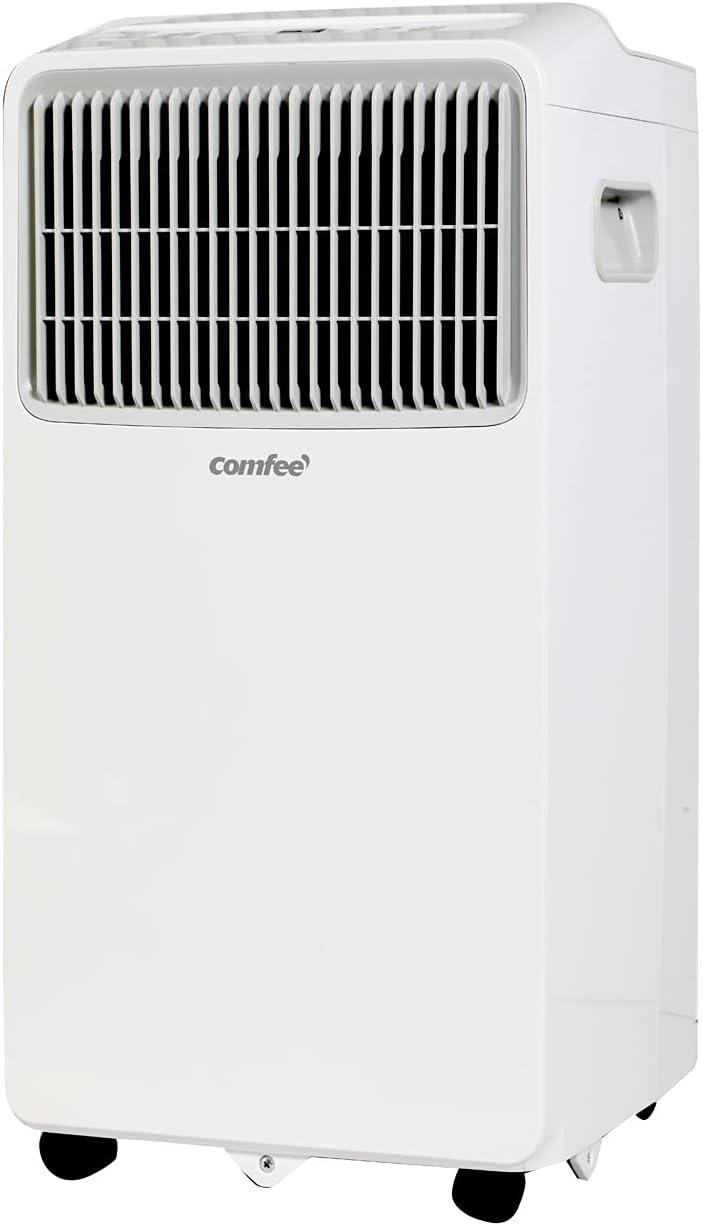 Pharmics Electro – Comfee Portable Air Conditioner MPPH-09CRN7, 9000 BTU / 2.6 kW, 3-in-1 Cooling, Dehumidifier & Fan, Up to 950 sq ft, with Exhaust Hose