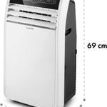 Pharmics Electro – Klarstein Portable 4-in-1 Air Conditioner, 9000 BTU, Cooling, Dehumidifier, Fan & Night Mode for Home & Office